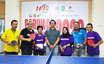 Raja Isyam Azwar/Hendri Z Juarai Ping Pong Championship PWI Riau 2020